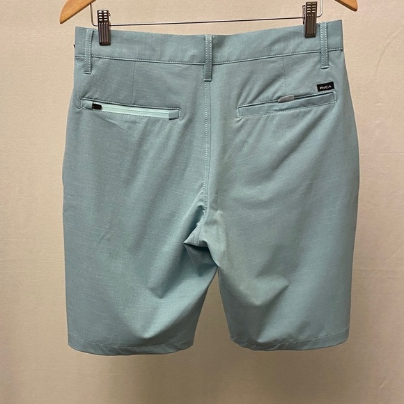 RVCA Hybrid NWT Boardshorts Dual Purpose Trunks Mens Size 30 Seafoam Green - Picture 12 of 13